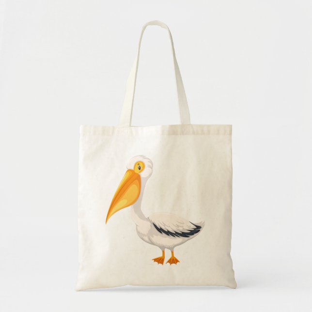 Bolsa Tote Pelicano dos desenhos animados (Frente)