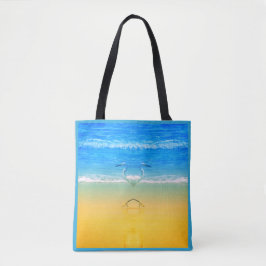 Bolsa Tote Pelicans Love On The Beach