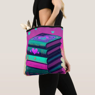 Bolsa Tote Pelo Amor Dos Livros Rosa