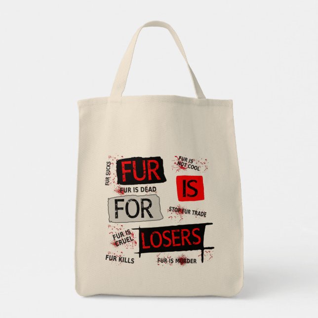 Bolsa Tote Pelo é para perdedores (Verso)