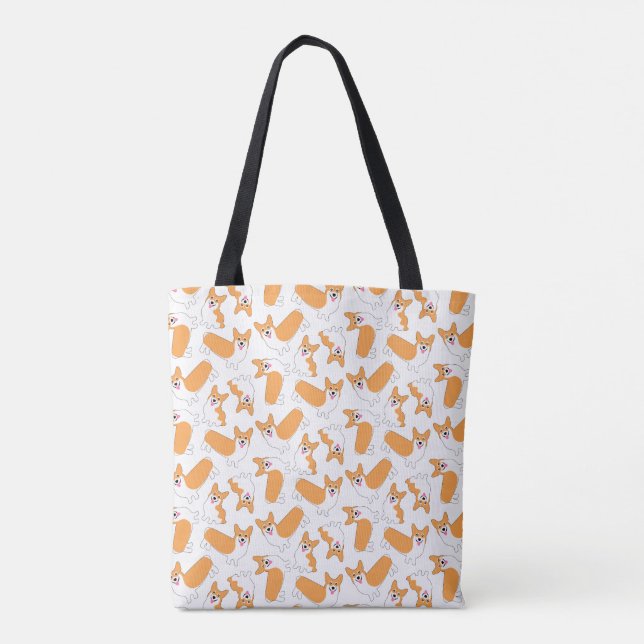 Bolsa Tote Pembroke Welsh Corgi (Verso)