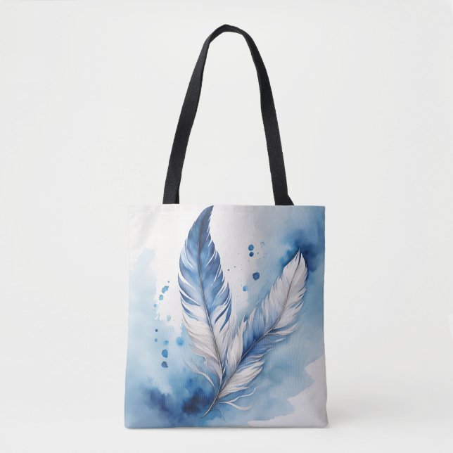 Bolsa Tote Pena Azul Serena (Frente)
