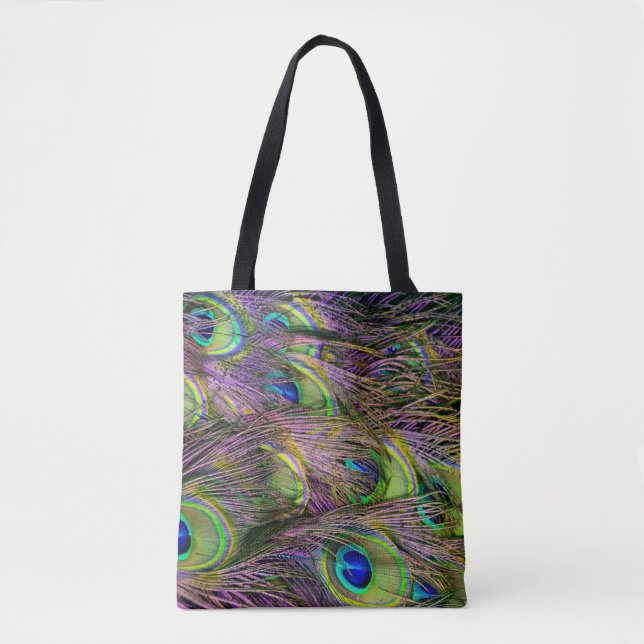 Bolsa Tote Pena de pavão  (Frente)