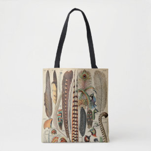 Bolsa Tote Penas Antigas de Feather Bird