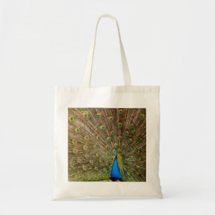 Bolsa Tote Penas da Cauda Peacock