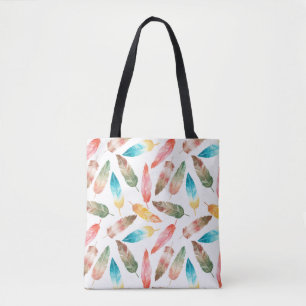 Bolsa Tote Penas de cores