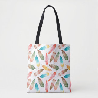 Bolsa Tote Penas de cores