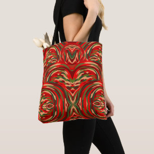 Bolsa Tote Penas de Flamingo Coloridas