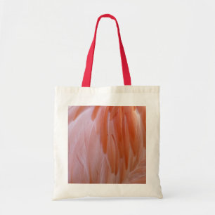 Bolsa Tote Penas de Flamingo em Tons de Rosa
