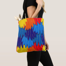Bolsa Tote Penas de Papagaio-Macaw Scarlet