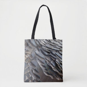 Bolsa Tote Penas de Peru Selvagem II Design Abstrato da Natur