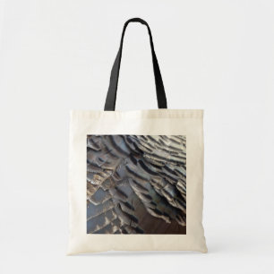Bolsa Tote Penas Turcas Selvagens II Abstrato Nature Design