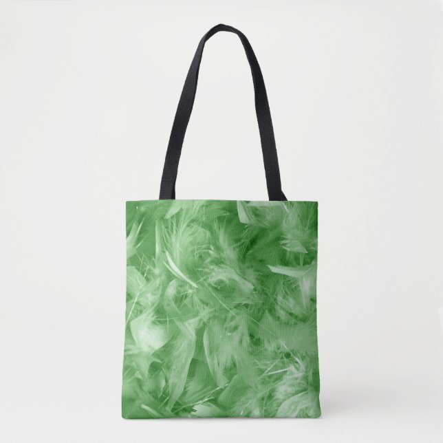 Bolsa Tote Penas Verdes (Frente)