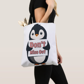 Bolsa Tote Penguin Sign: Don’t Miss Out