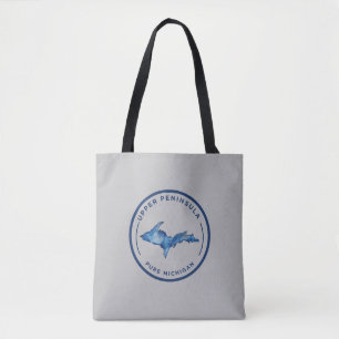 Bolsa Tote Península Superior Pura Bag Aquarela Michigan
