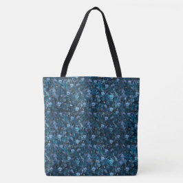 Bolsa Tote Pensamentos em azul
