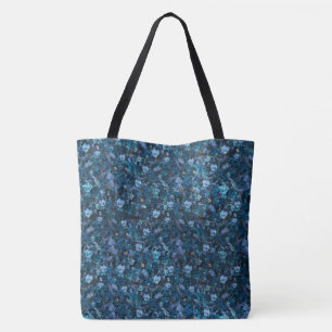 Bolsa Tote Pensamentos em azul