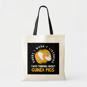 Bolsa Tote Pensando em Guiné Pig Cavy Roddent