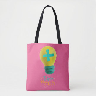 Bolsa Tote Pense positivo