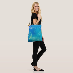 Bolsa Tote Pense positivo