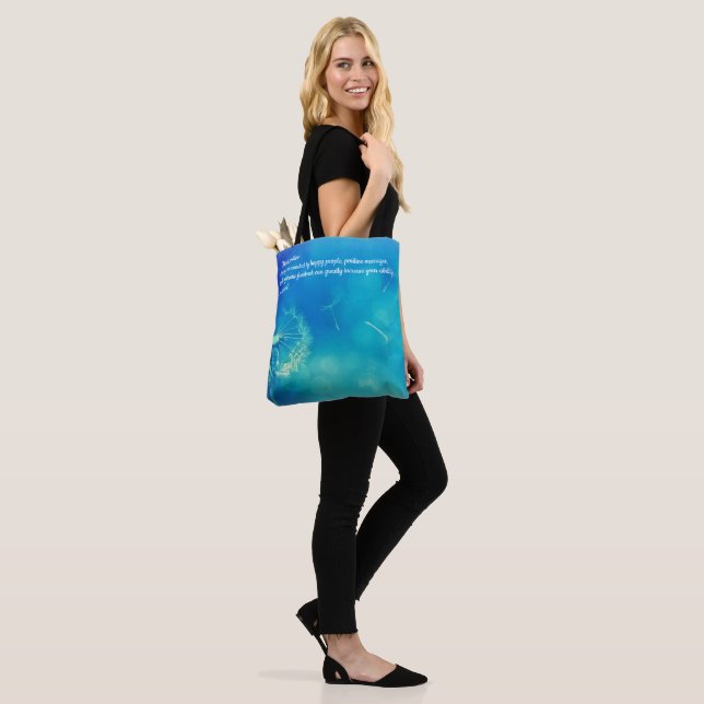 Bolsa Tote Pense positivo (No(a) Modelo)