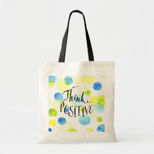 Bolsa Tote Pense positivo