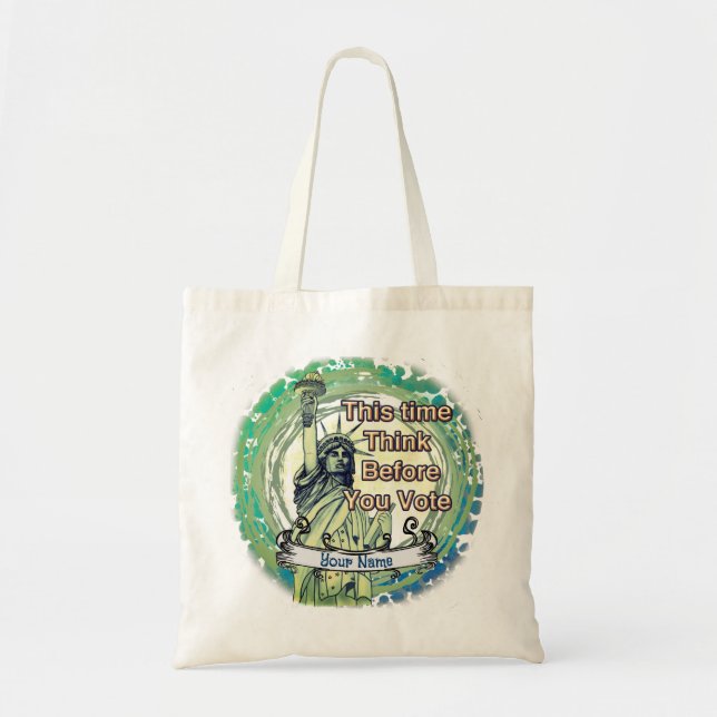 Bolsa Tote Pense Vote Liberdade  (Frente)