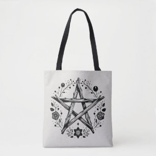 Bolsa Tote Pentáculo Wiccan Pagan