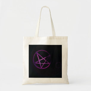 Bolsa Tote pentagrama roxo