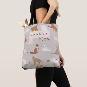 Bolsa Tote Pentes de Gato Encantados Monogramas