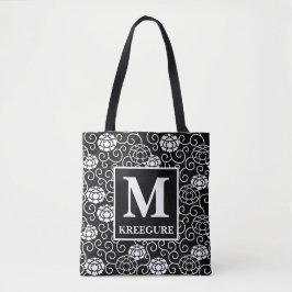 Bolsa Tote Peões Clássicos BW Monogramados Serif