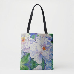 Bolsa Tote Peônia branca