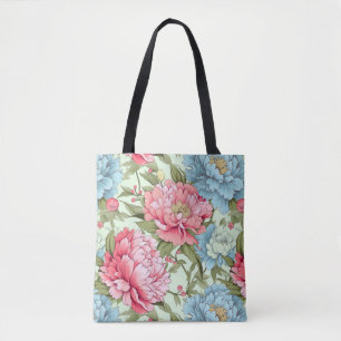 Bolsa Tote Peônias de Taiwan