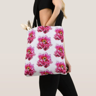 Bolsa Tote Peônias Rosa-Tote