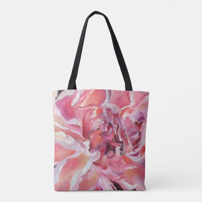 Bolsa Tote Peonies Saco Floral (Verso)