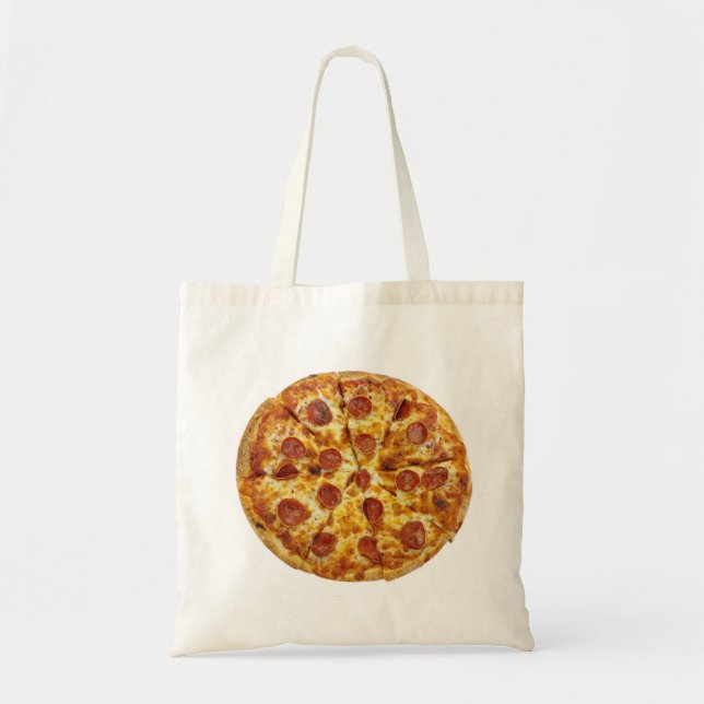 Bolsa Tote Pepperoni Pizza (Frente)