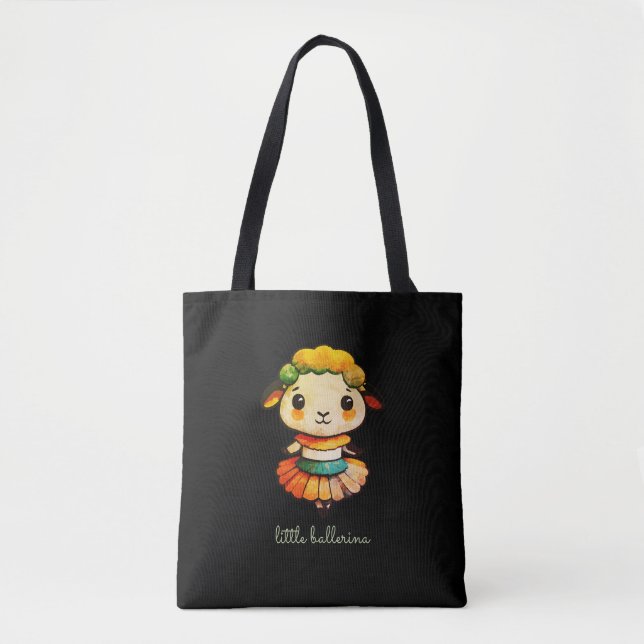 Bolsa Tote Pequena Ballerina Ovelha (Frente)
