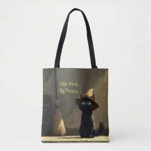 Bolsa Tote Pequena Bruxa, Grandes Sonhos