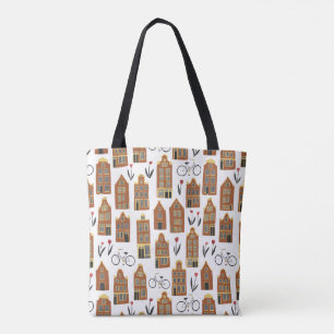 Bolsa Tote Pequena Casa de Amsterdã - Canal House Holandês
