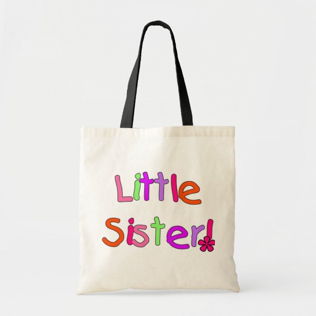 Bolsa Tote Pequena Irmã T-shirts e presentes (Frente)
