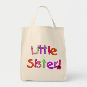 Bolsa Tote Pequena Irmã T-shirts e presentes