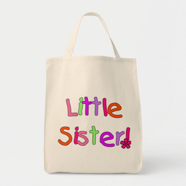 Bolsa Tote Pequena Irmã T-shirts e presentes (Frente)