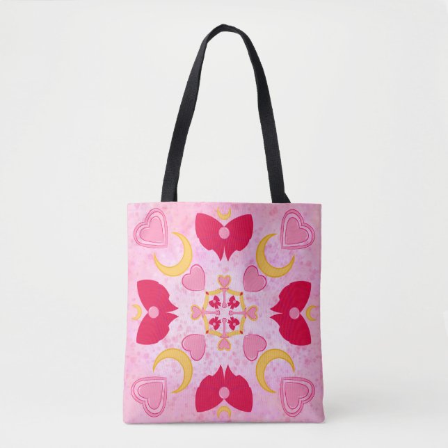 Bolsa Tote Pequena Princesa da Lua (Frente)