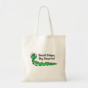 Bolsa Tote Pequenas Etapas Grande Cartografia da Lagarta Smar