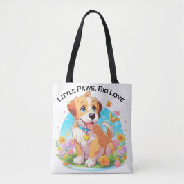 Bolsa Tote Pequenas Patas Bonitas Grande Amor