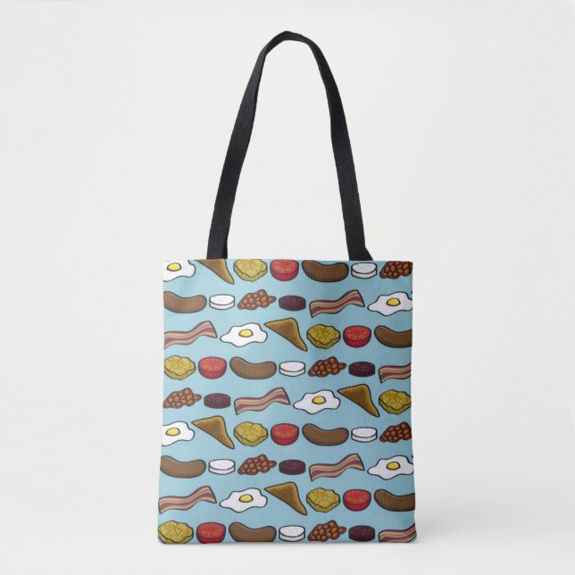 Bolsa Tote Pequeno almoço fritado (Frente)