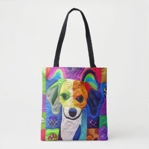Bolsa Tote Pequeno Beagle Puppy Como Design