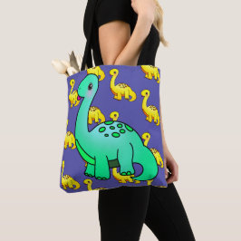 Bolsa Tote Pequeno Dinossauro Cheeky