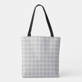 Bolsa Tote Pequeno floral branco caído no padrão rural
