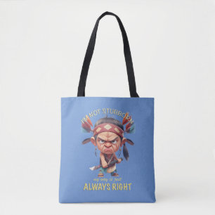 Bolsa Tote Pequeno Índio, não sou Teimoso, como sempre.